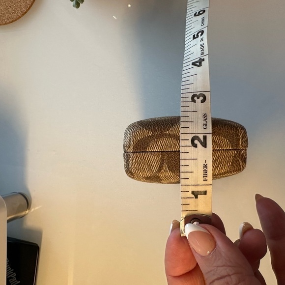 Coach Signature Tan Eyewear Monogram Case - Picture 5 of 11